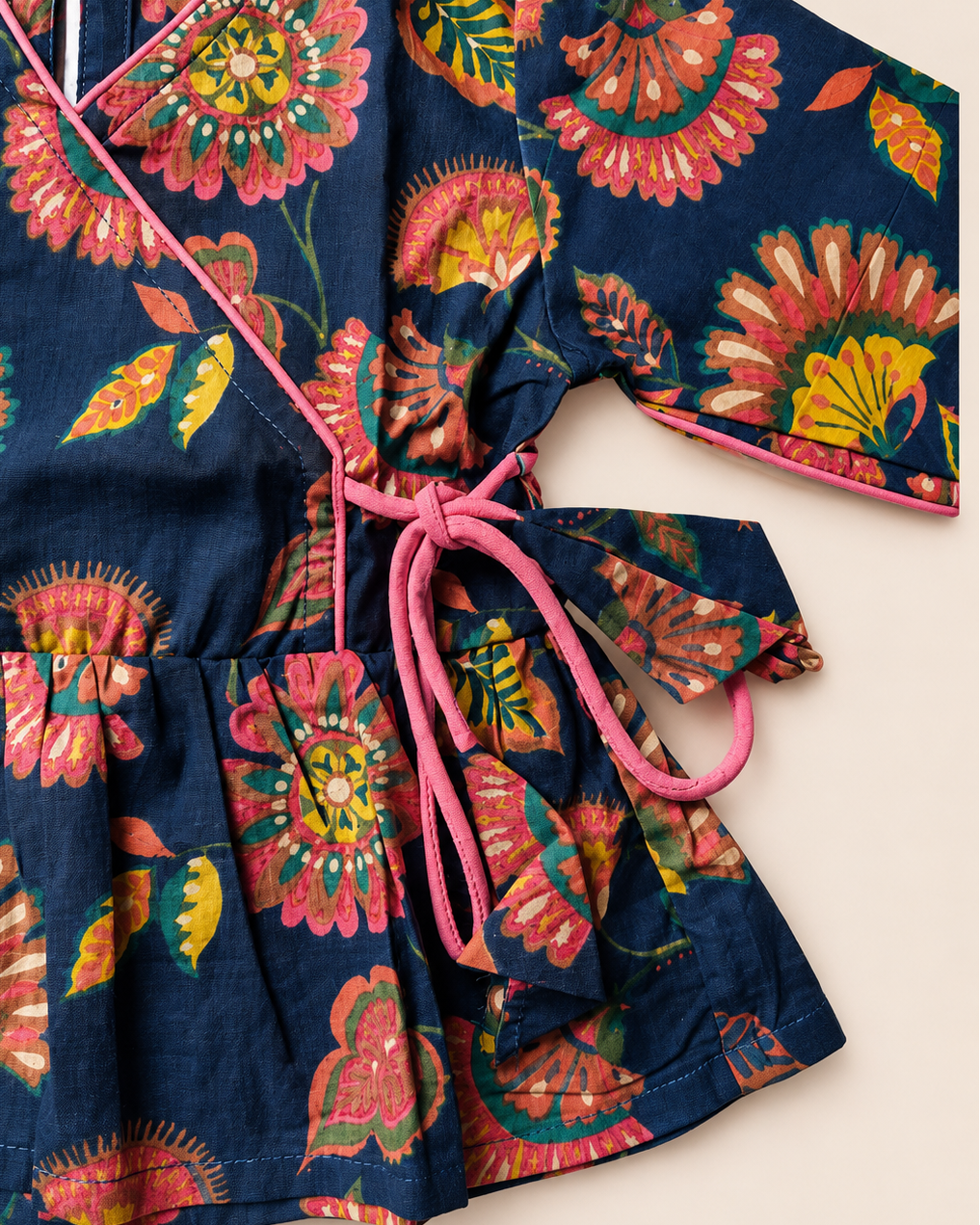 Aruvo Angrakha premium cotton co-ord set in solid background