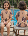 Girl is wearing pure cotton summer set 