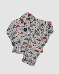 Car Printed pure cotton fll sleeve night suit set for boys and girls 