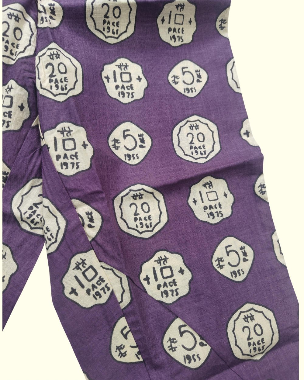 SnugBug Coin print Purple full sleeve night suit set