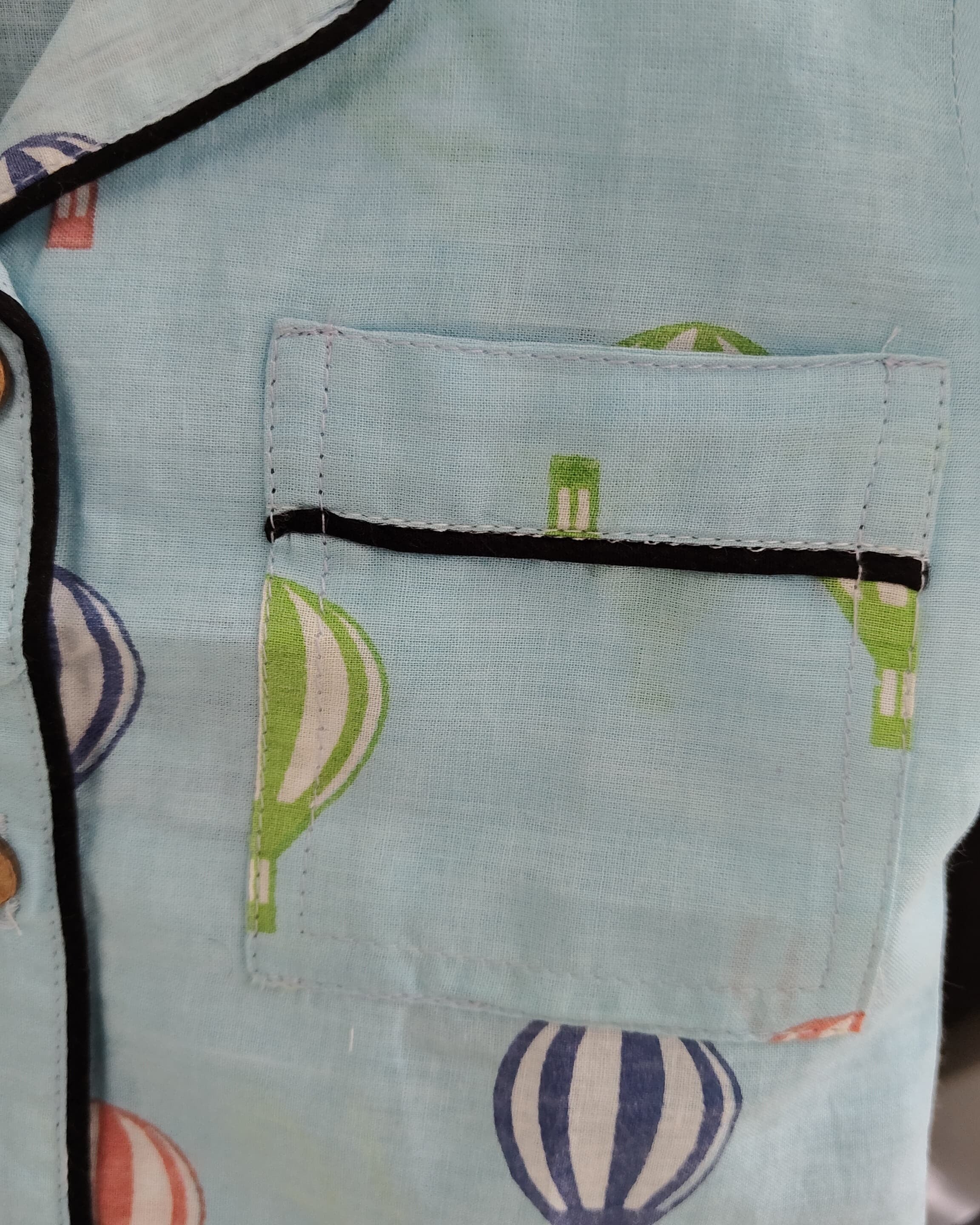 Kids cotton night suit for summer