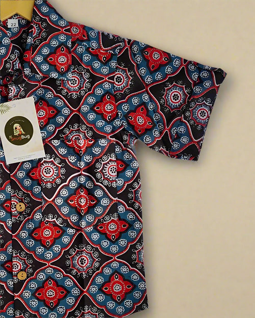 Cotton Jaipuri boys half sleeve shirt for Summer